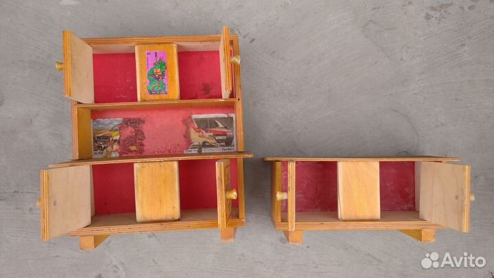 Игрушечная деревянная мебель для коллекции