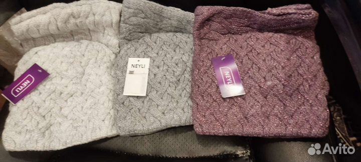 Снуд и шапка новые
