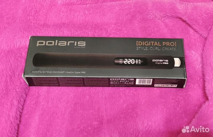 Выпрямитель для волос новый, polaris PHS 5012KT