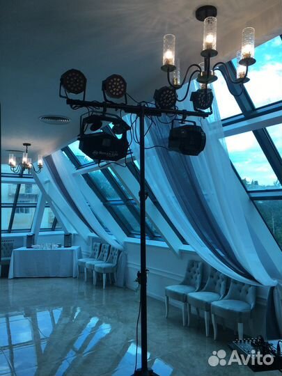 Комплект светового оборудования,светомузыка