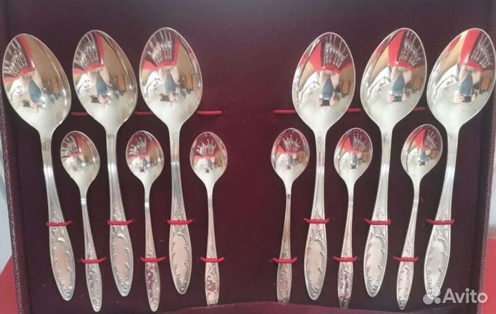 Столовый набор мельхиор СССР Олимпиада 80