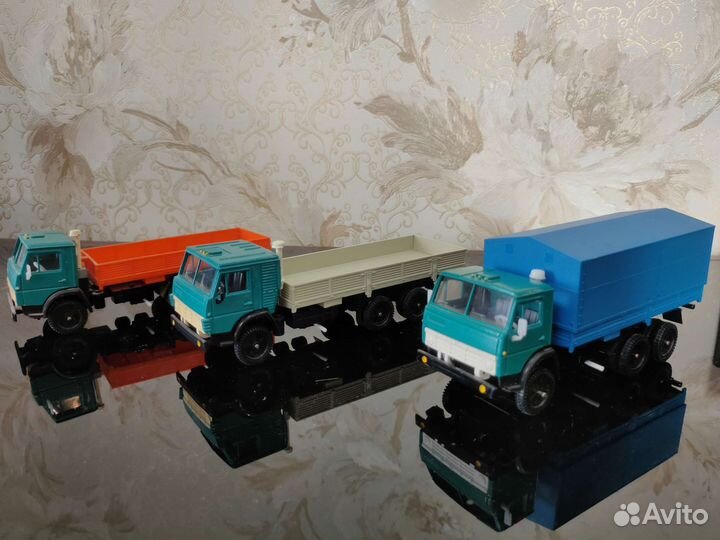 Модель СССР 1:43 камаз 5320, 5320(тент), 53212