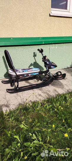 Детский снегокат со спинкой Snowpatrol