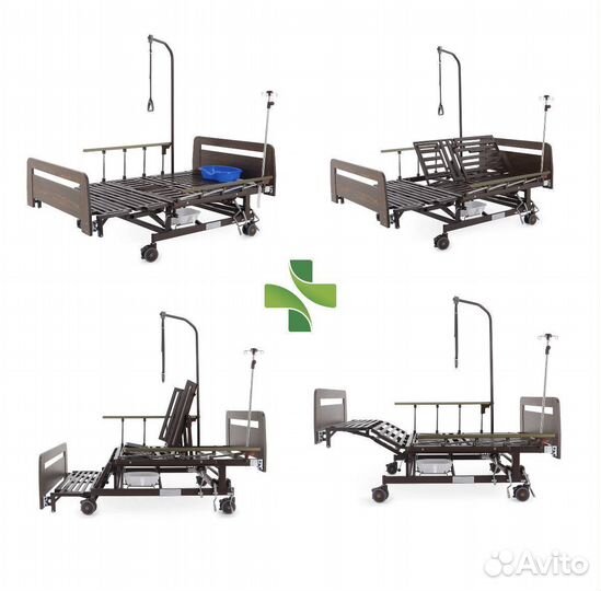 Механическая медицинская кровать - ложе 120см