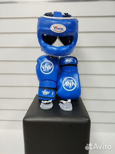 Боксерские перчатки натуральная кожа VNV