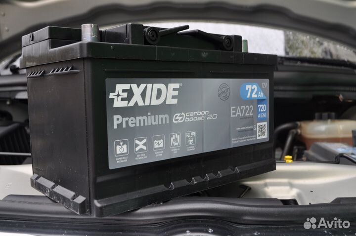 Аккумулятор Exide premium 72. Доставка по городу