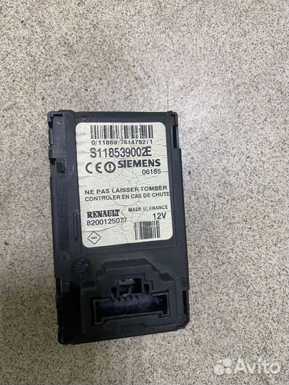 Ключ карта иммобилайзер renault megane 2 1,6