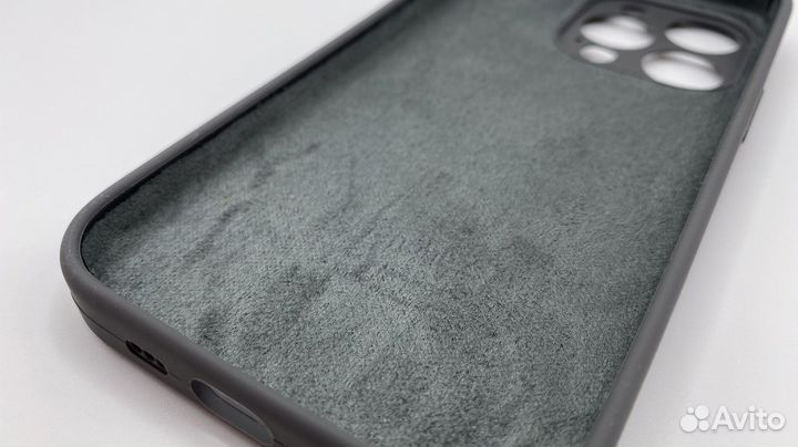 Чехол на iPhone 14 Pro Silicon Case Graphit