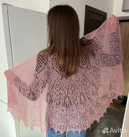 Шаль ажурная