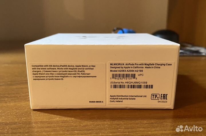 Беспроводные наушники airpods pro