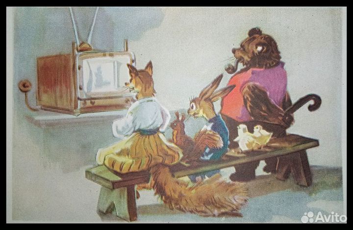 Старые открытки СССР / Мир животных