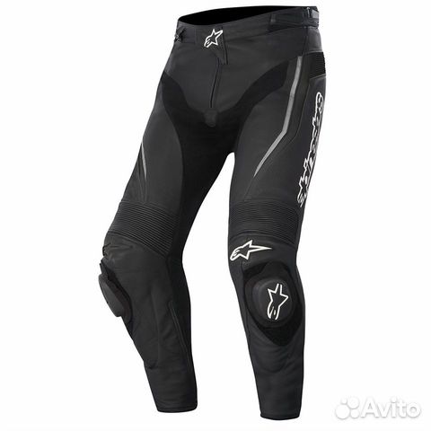 Мотобрюки кожаные alpinestars track leather pants