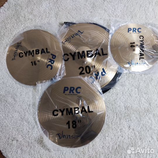 Комлект тарелок для барабанов Vansir + чехол