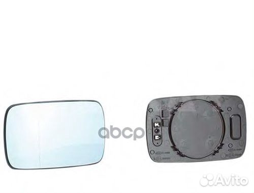 Стекло зеркала лев с подогр, асферич, тониров BMW: