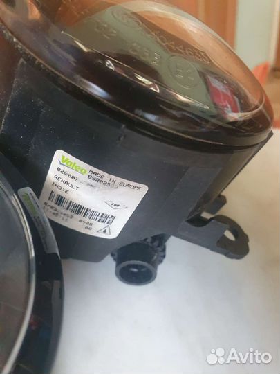 Противотуманки на renault duster