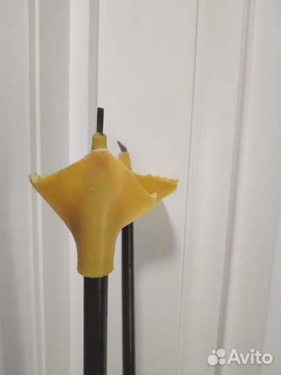 Палки лыжные карбоновые с анатомической ручкой 165