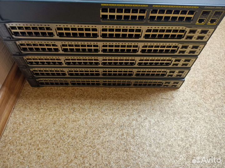 Коммутатор Cisco Catalyst ws-c3750v2 48TS-S