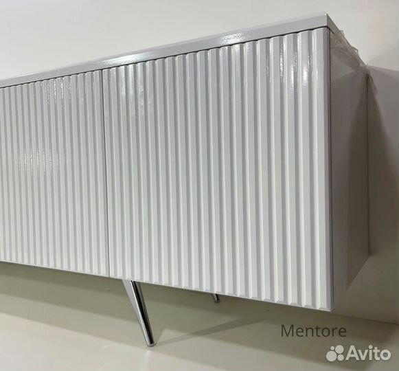 Тумба тв Bravo в белом цвете / 1600х400х300 мм