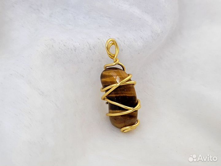 Кулон кошачий глаз