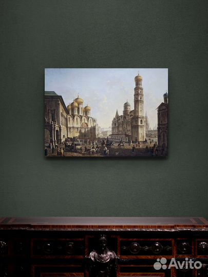 Ф. Я. Алексеев - Соборная площадь в Московском Кре