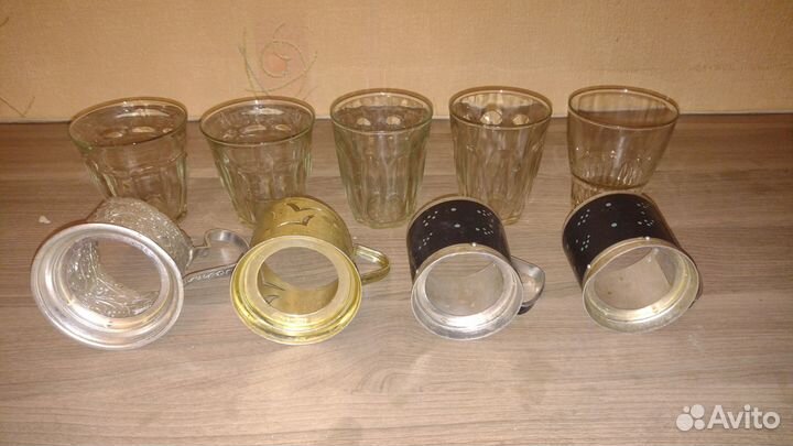 Графинные стаканы из поезда СССР. Цена ваша