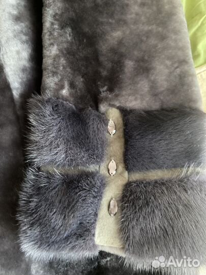 Шуба с капюшоном