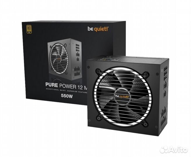 Блок питания be quiet Pure Power 12 M 550W, черны