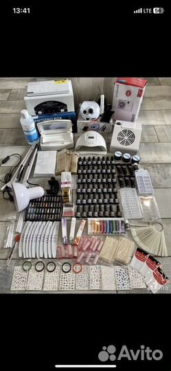 Большой набор для наращивания ногтей