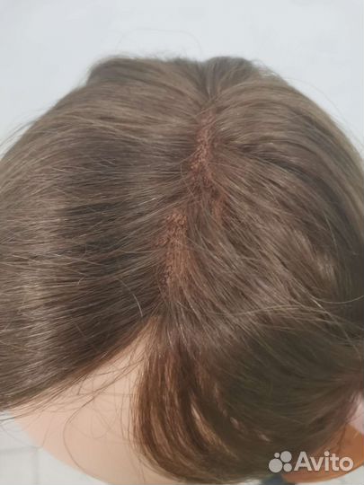 Парик из натуральных волос длинный