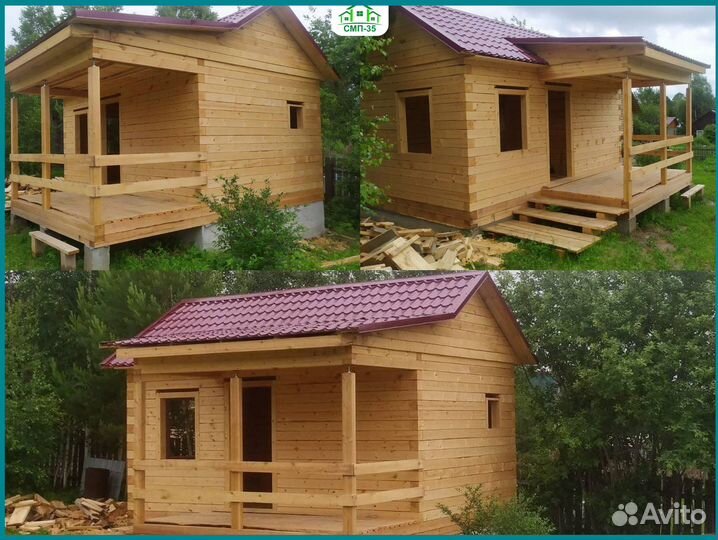 Баня из бруса. Сруб бани 2