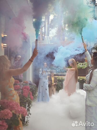 Тяжелый дым на свадьбу под ключ