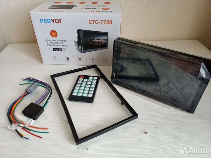 Автомагнитола 1din с экраном 7 дюймов
