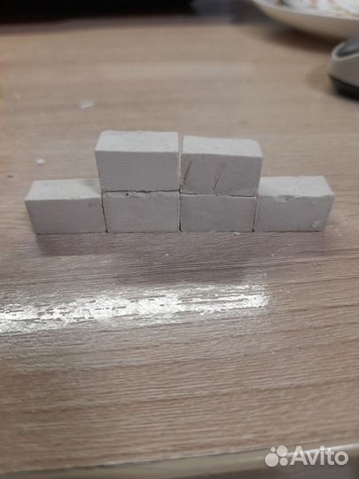 Мини кирпичики из гипса