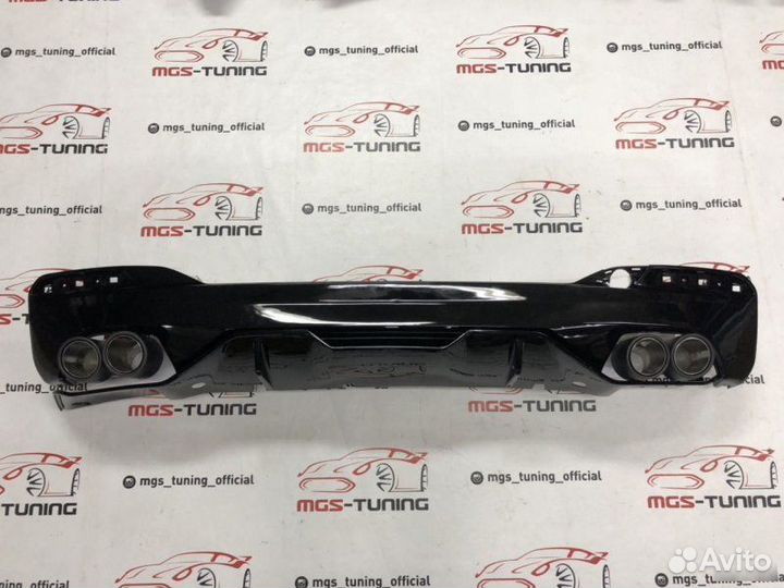 Диффузор BMW G30 M-Performance + Akrapovic classic