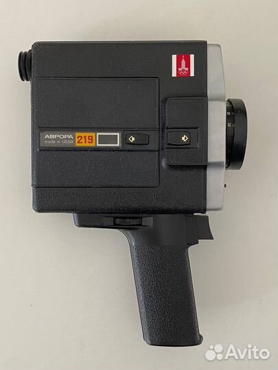 Кинокамера aurora 219 супер-8 времен СССР, рабочая