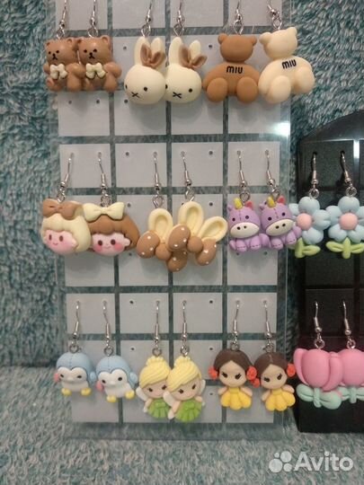 Серьги ручной работы