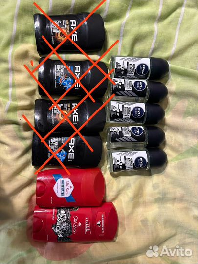Дезодорант мужской nivea, old spice, axe