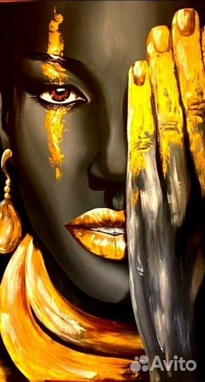 Стильная картина маслом ручная работа