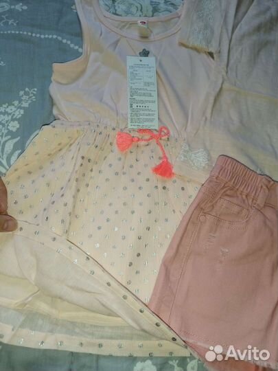 Вещи на девочку 3 шт за одну цену 98 см новые