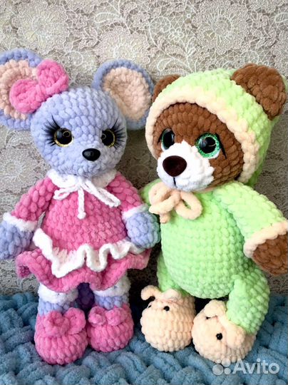 Вязанные игрушки ручной работы
