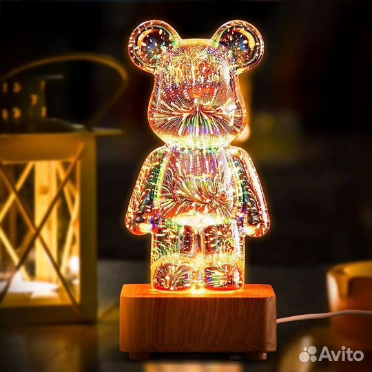 Bearbrick фигурка светильник
