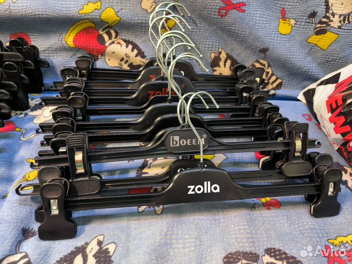 Вешалки для брюк с прищепками