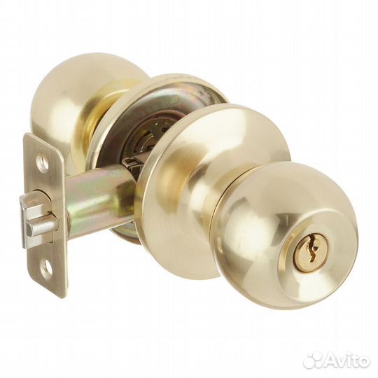 Ручка-защелка (669875) кноб с ключом круглая розет