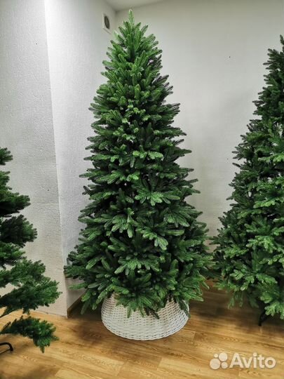 Искусственная елка литая без пвх 2,1 м