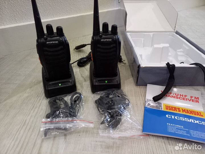 Рация 2шт baofeng 5км