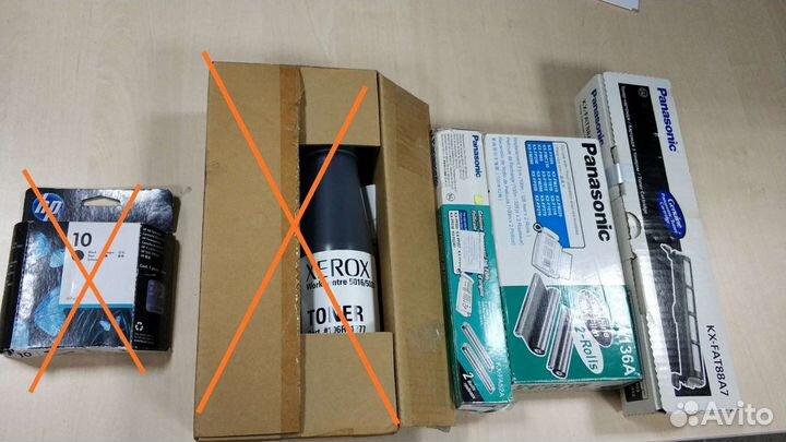 Картриджи оригинальные, остатки