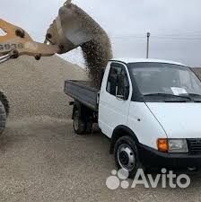 Доставка щебня на газели самосвал