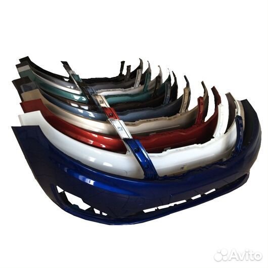 Бампер передний на Kia Rio 3 2011-2017