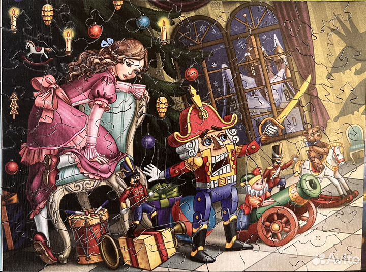 Деревянные фигурные пазлы 18х24