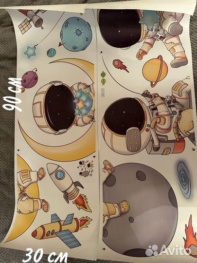 Наклейки для детей на стену